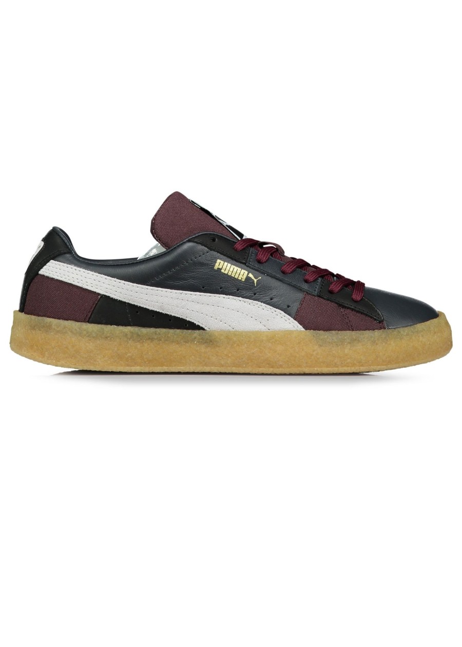 Footwear Puma | Puma Suede Crepe Patch Trainers-Ebony