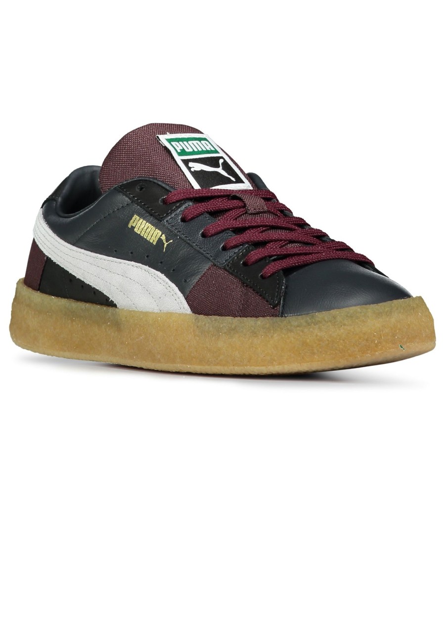 Footwear Puma | Puma Suede Crepe Patch Trainers-Ebony