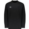 Clothing Y3 / adidas - Yohji Yamamoto | Adidas Y3 Gfx Long Sleeve Tee-Black