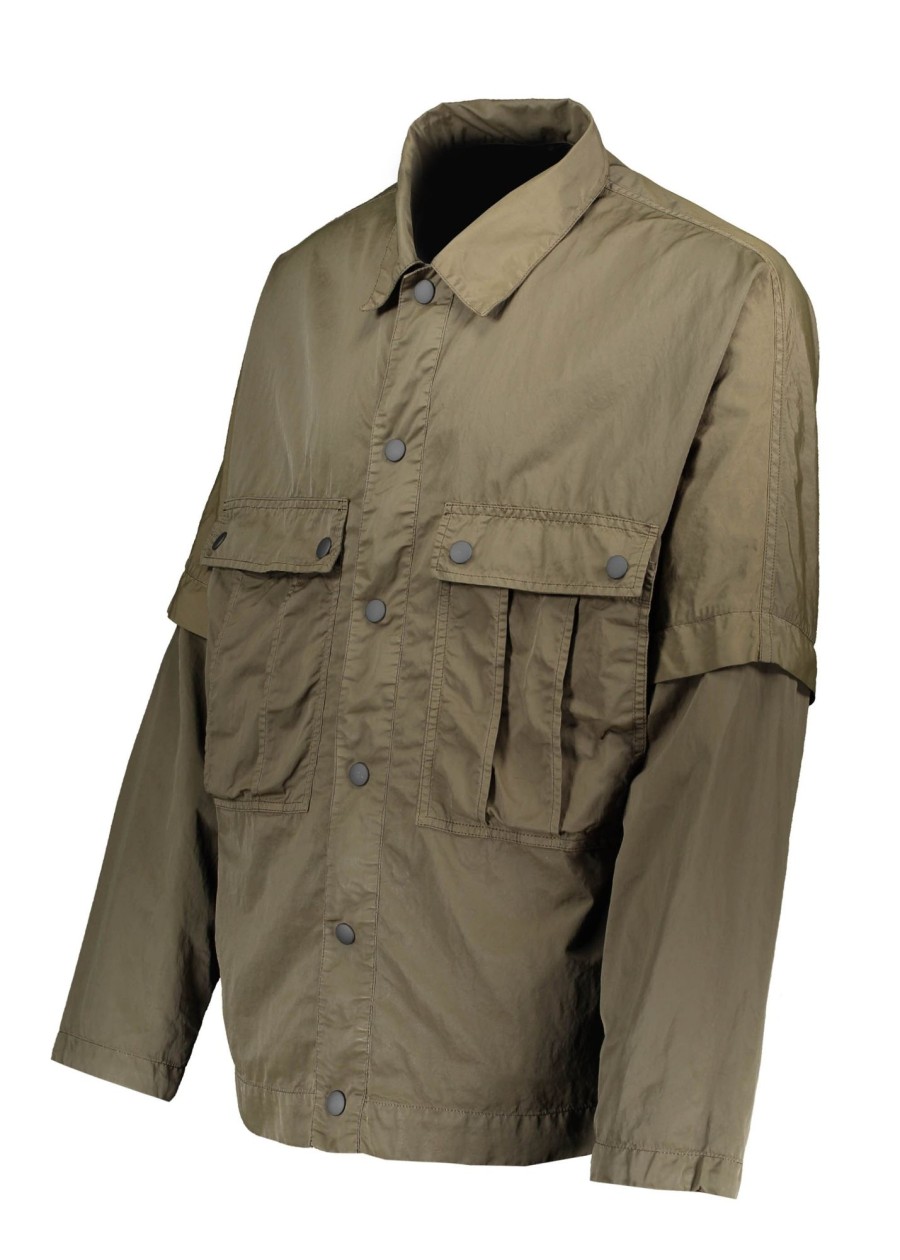 Clothing Nemen | Nemen Killa Cargo Coach Jacket-Military Green