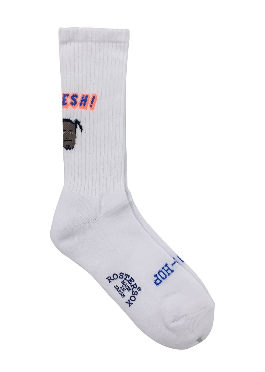 Accessories Rostersox | Rostersox'S Fresh Socks-White