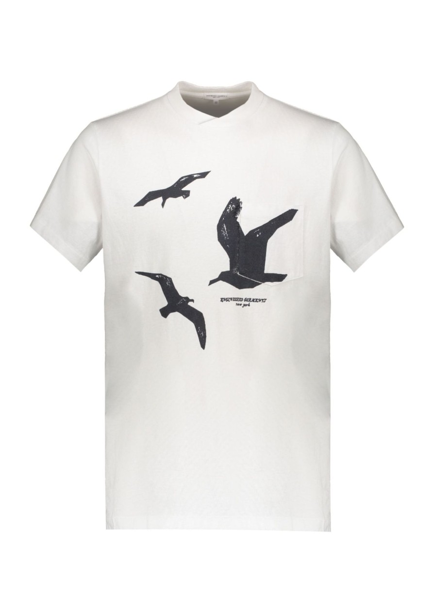 Clothing Engineered Garments | Seagull Pocket Tee-White