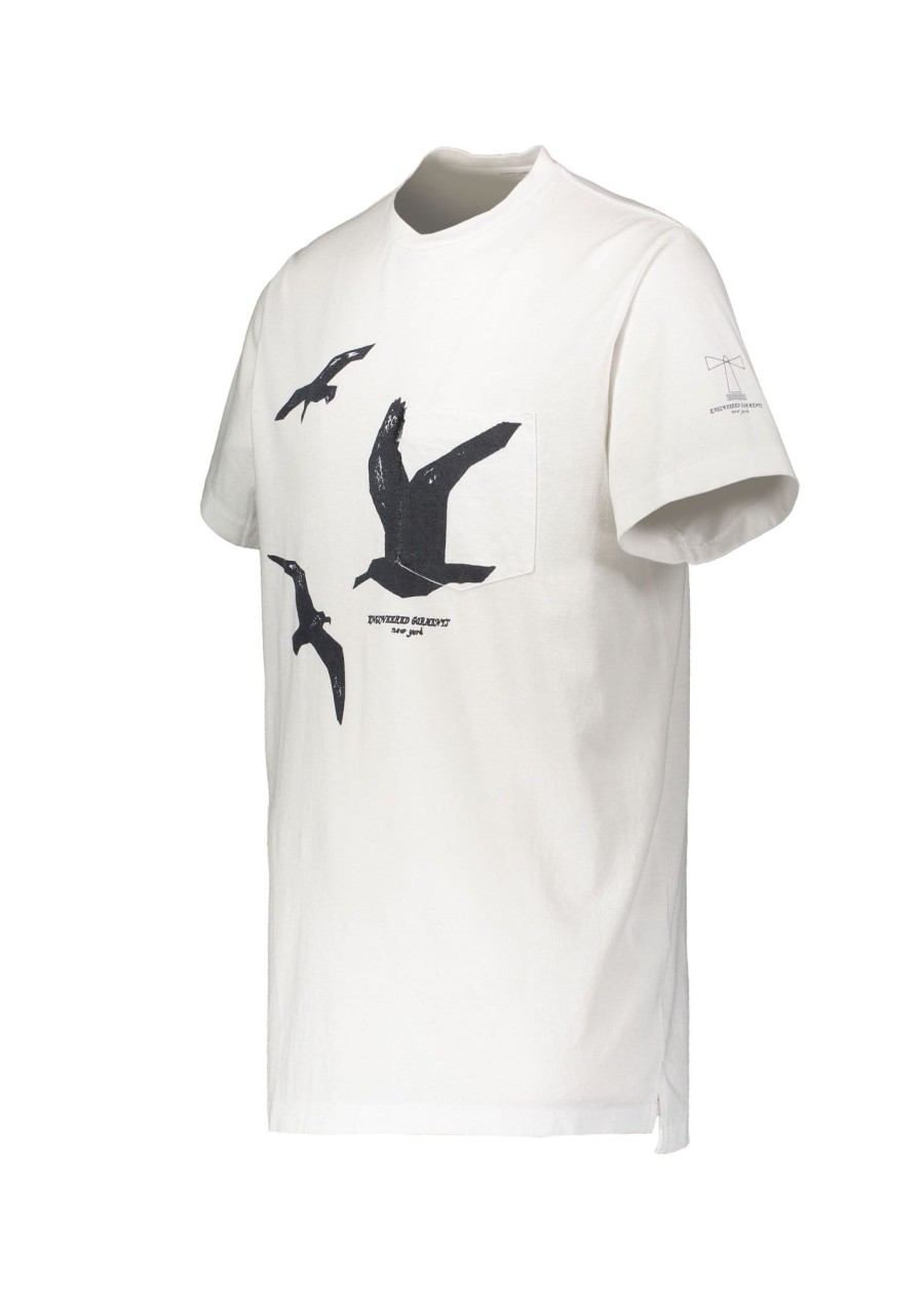 Clothing Engineered Garments | Seagull Pocket Tee-White