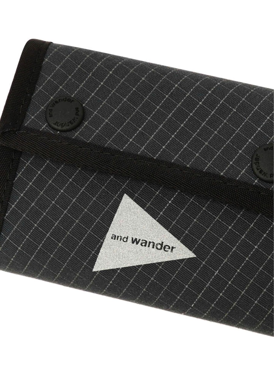 Accessories And Wander | And Wander Reflective Wallet-Black