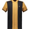 Clothing Fred Perry | Fred Perry Button Ss Polo Shirt-Dark Caramel