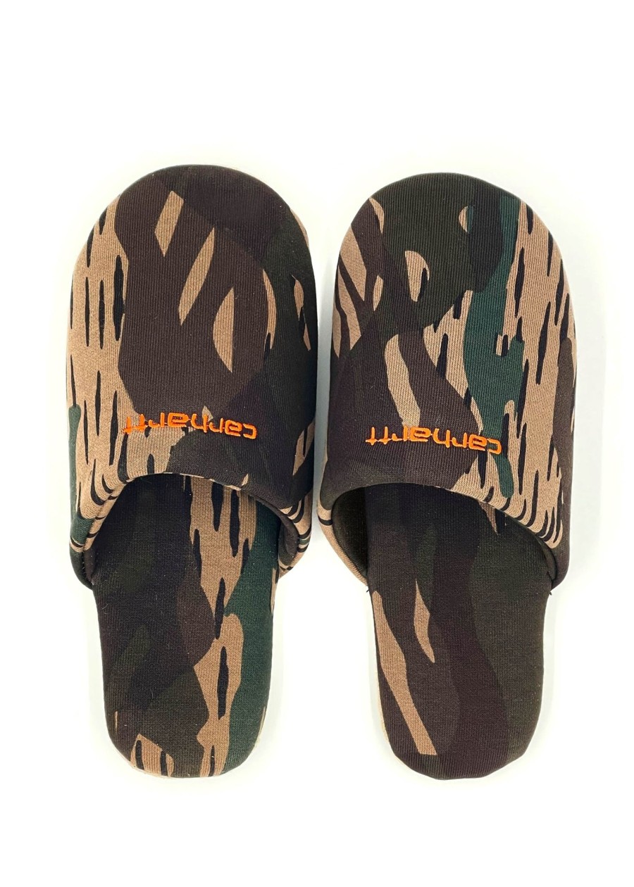 Footwear Carhartt WIP | Script Embroidery Slippers-Camo