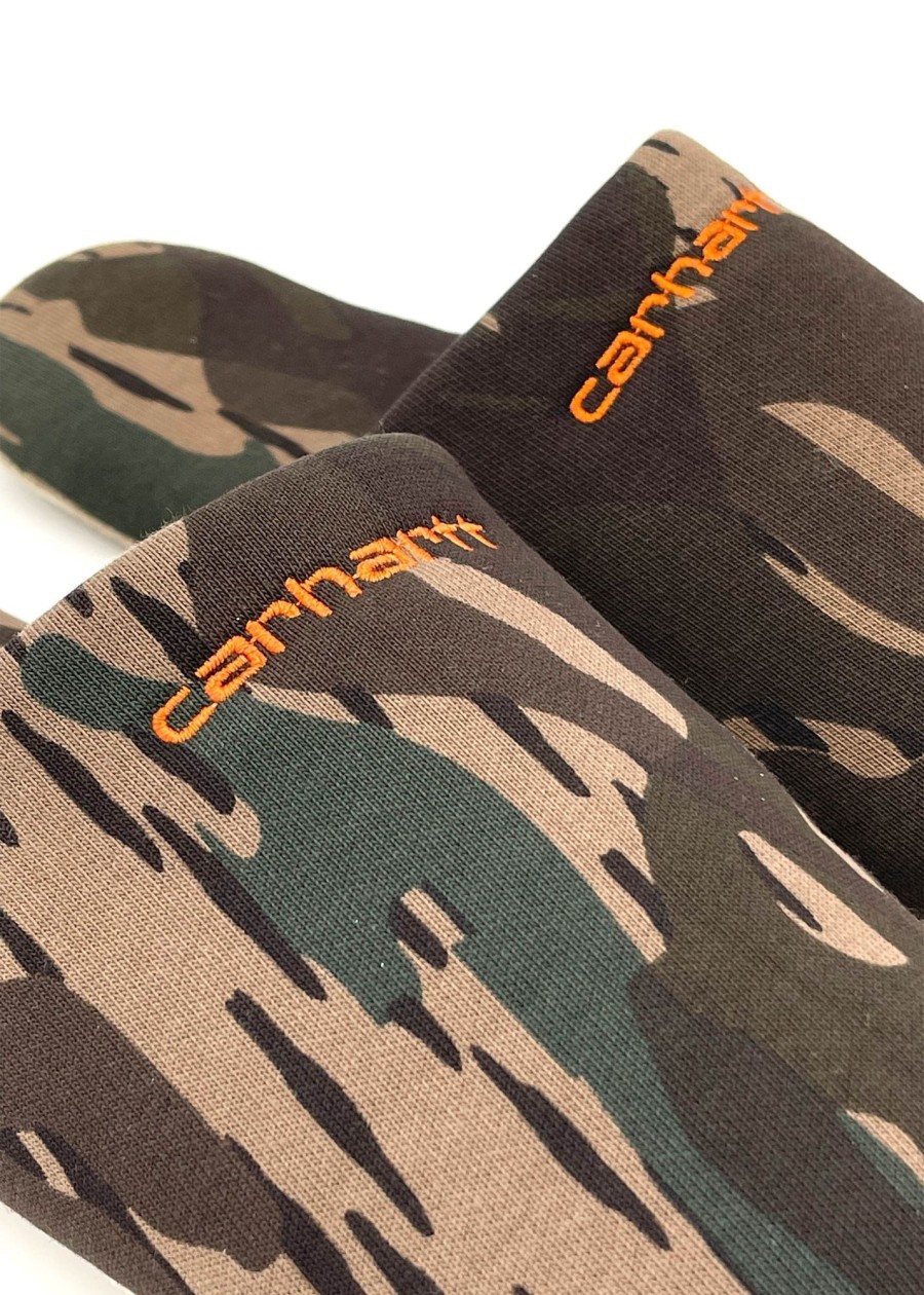 Footwear Carhartt WIP | Script Embroidery Slippers-Camo