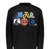 Clothing MARKET | Market Air Transit Puff Crewneck Sweater-Black