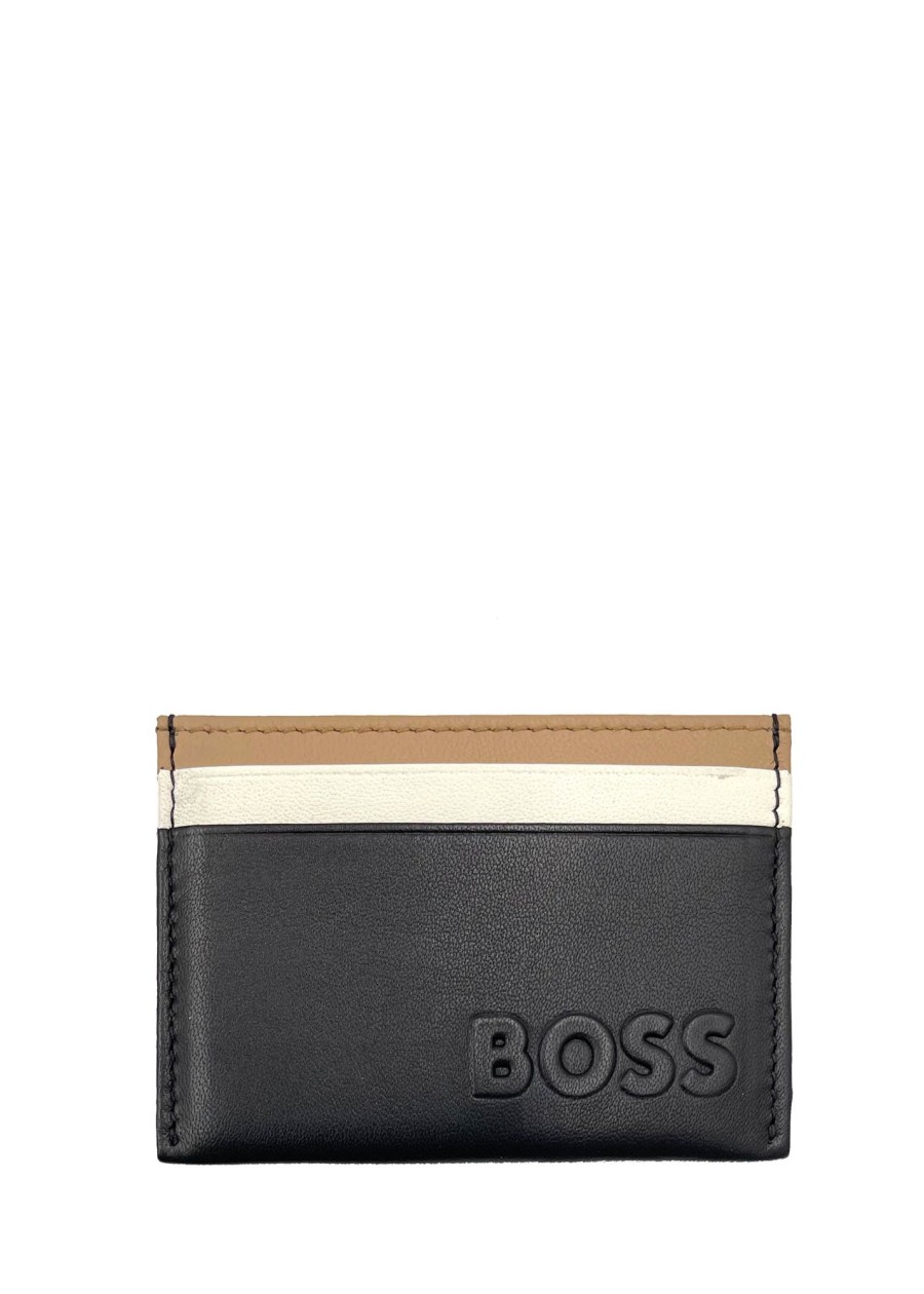 Accessories Boss | Boss Byron S Card Case Wallet-Black